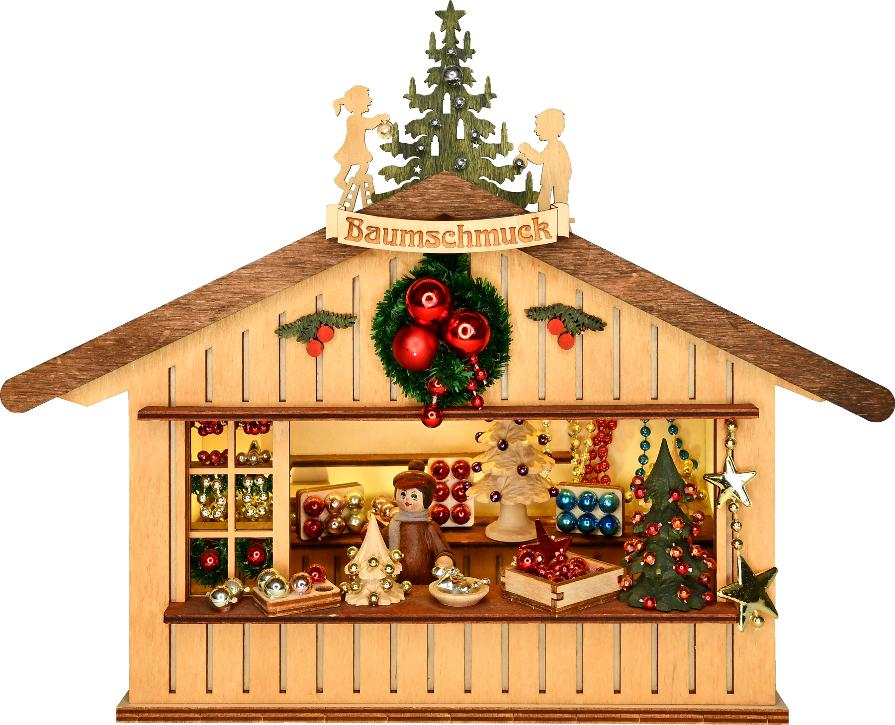 3D-Lichterhaus "Baumbehang Händler" LED 3D-Lichterhaus "Baumbehang Händler" LED