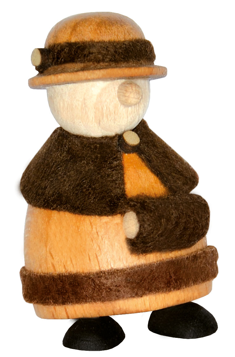 Molli, Junge Linie, Frau im Winter, Muff Molli, Junge Linie, Frau im Winter, Muff