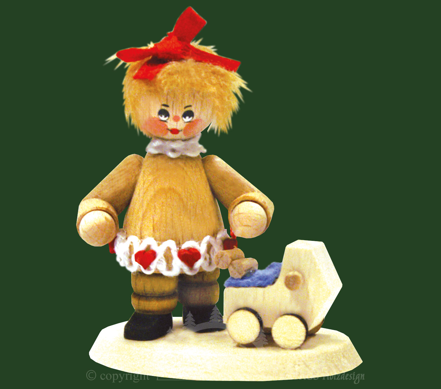 Sammler-Püppchen, Mädchen mit Puppenwagen Sammler-Püppchen, Mädchen mit Puppenwagen