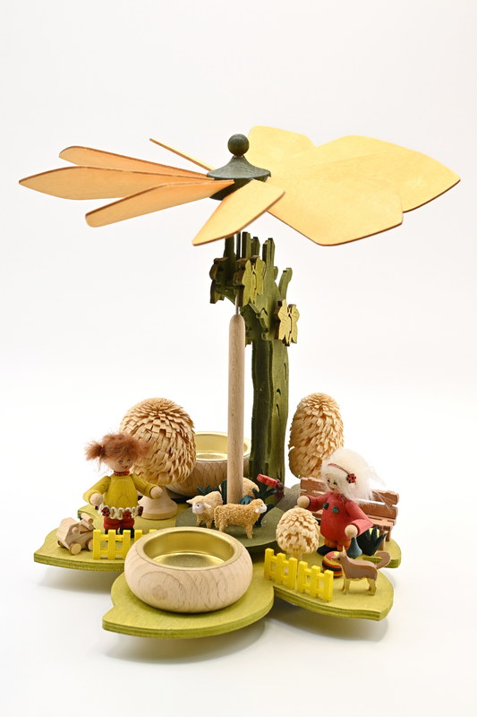 Blattpyramide, Spielgarten