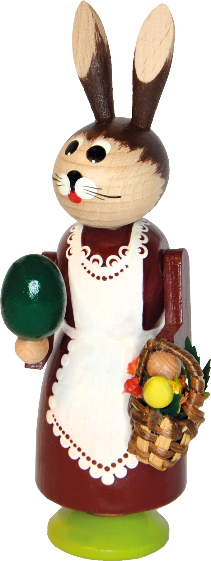 Osterhasenmädchen mit Korb, bordeaux Osterhasenmädchen mit Korb, bordeaux