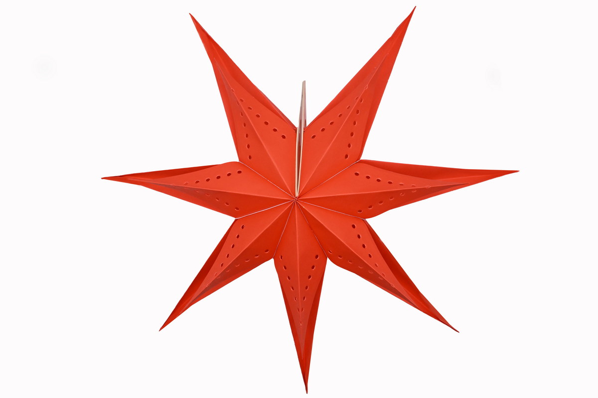 Sterne 48 cm, rot, Papier Sterne 48 cm, rot, Papier