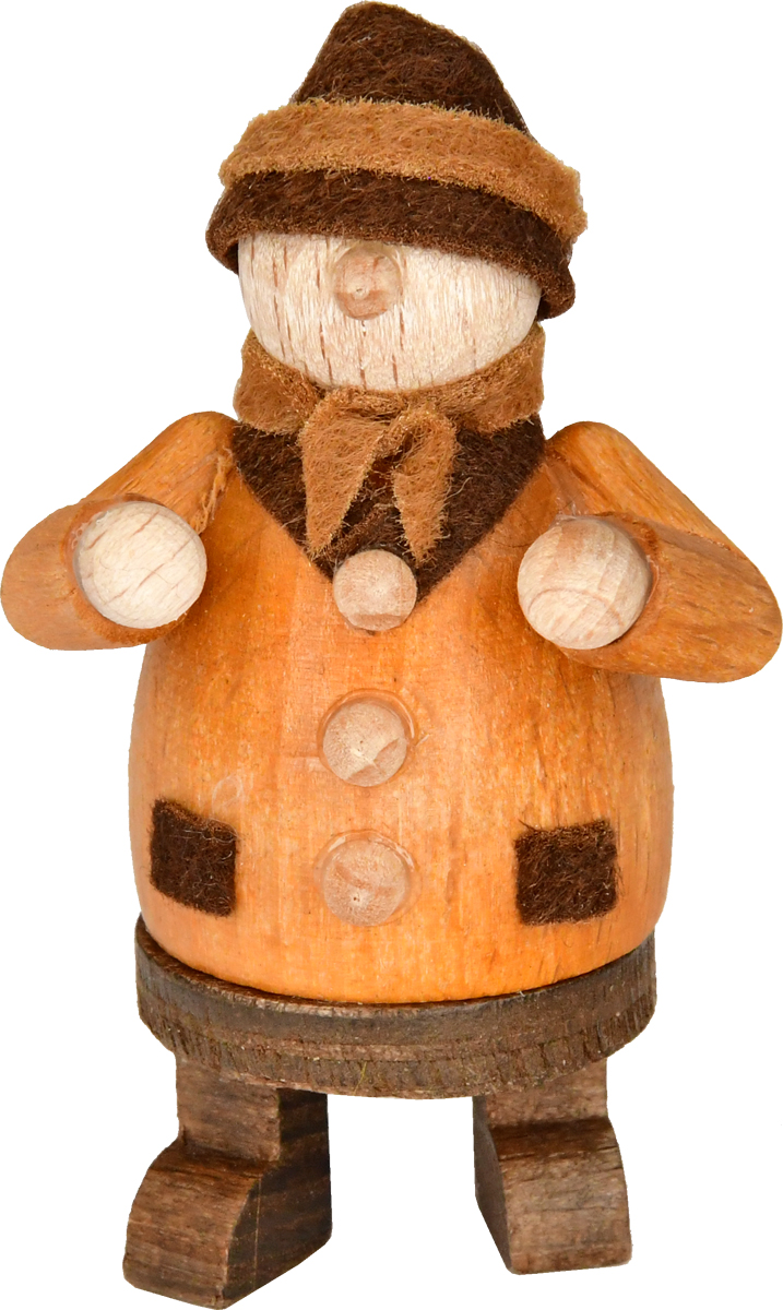 Figur, Walki, braun Mütze Figur, Walki, braun Mütze