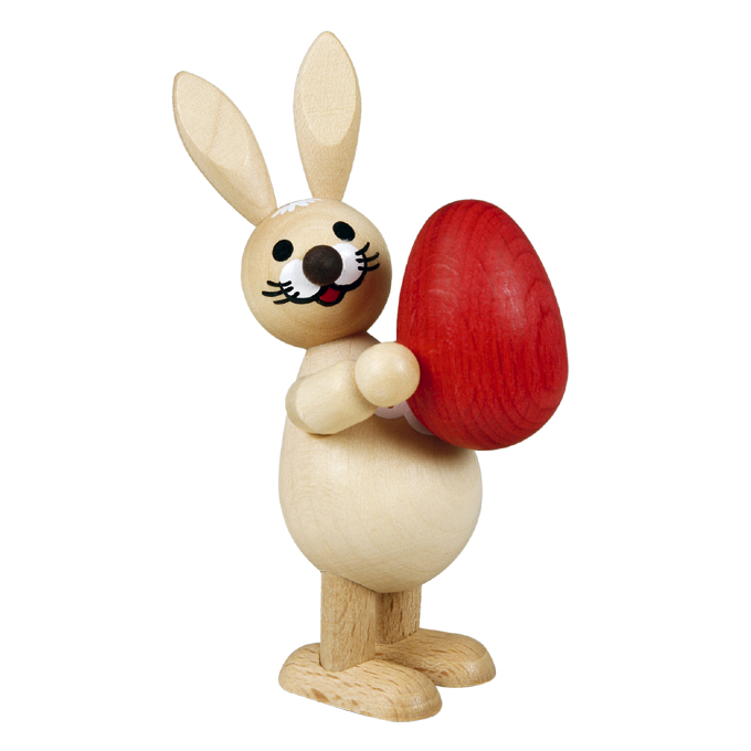 Osterhase mit großem Osterei Osterhase mit großem Osterei