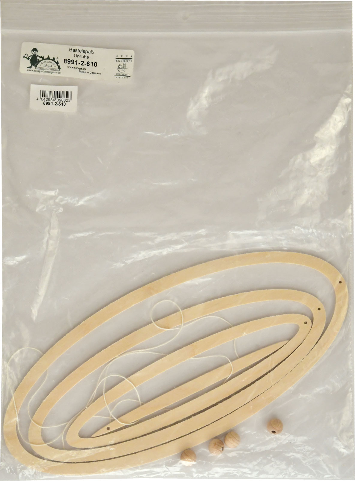 Windspiel zum Basteln, oval Windspiel zum Basteln, oval