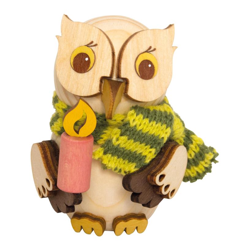 Mini Eule mit Kerze Mini Eule mit Kerze
