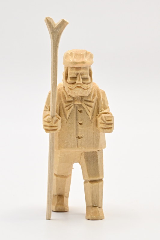 Wanderer, Rucksack, Stock, grob gesch. 60mm
