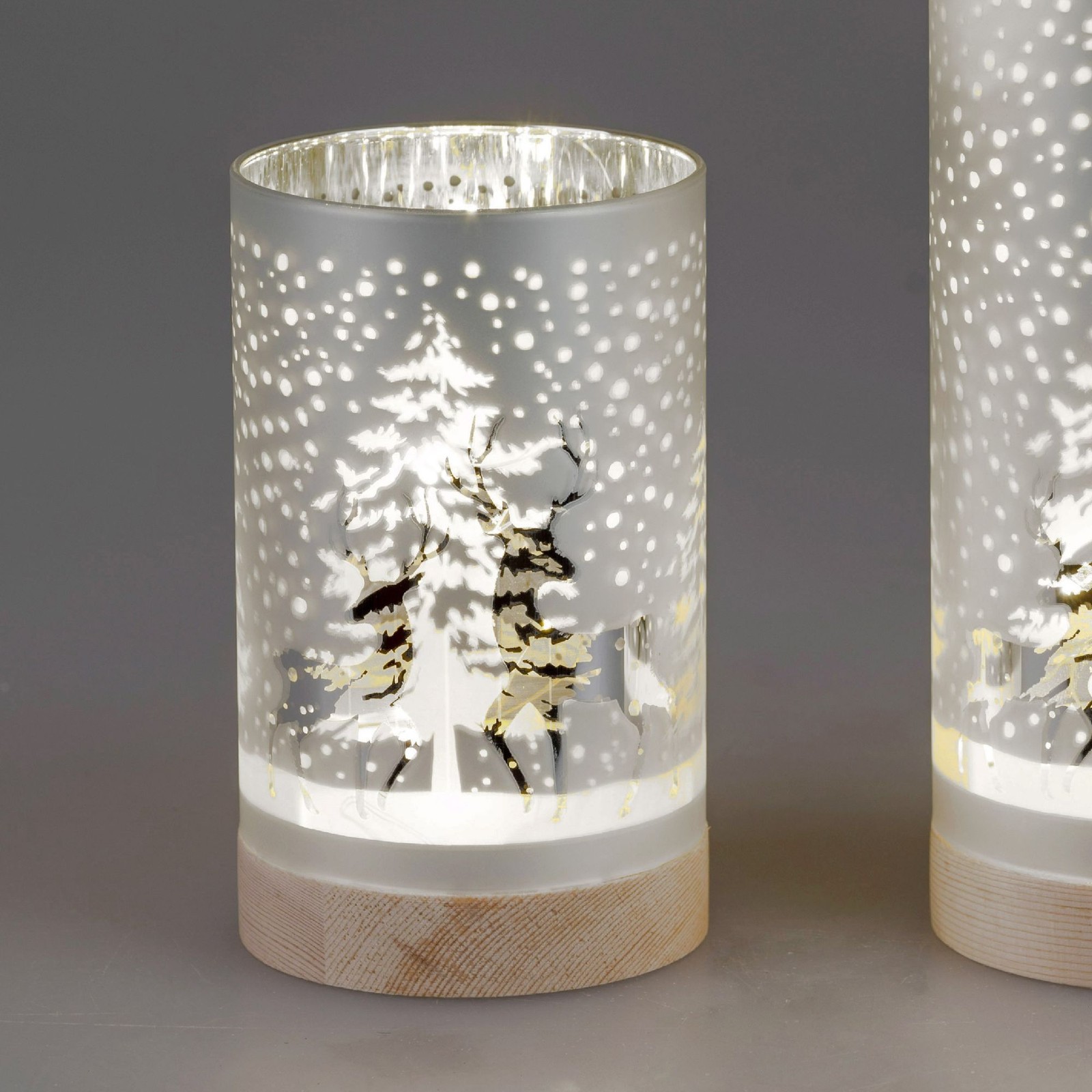 Deko-Licht 15cm Hirsche+LED