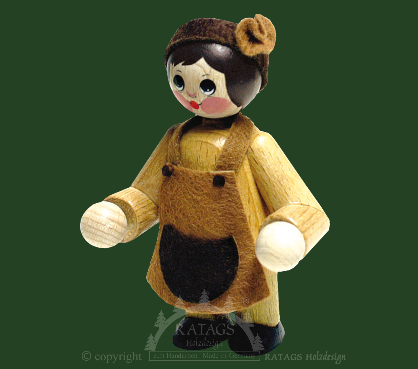 Figur groß, Mädchen mit Stirnband Figur groß, Mädchen mit Stirnband