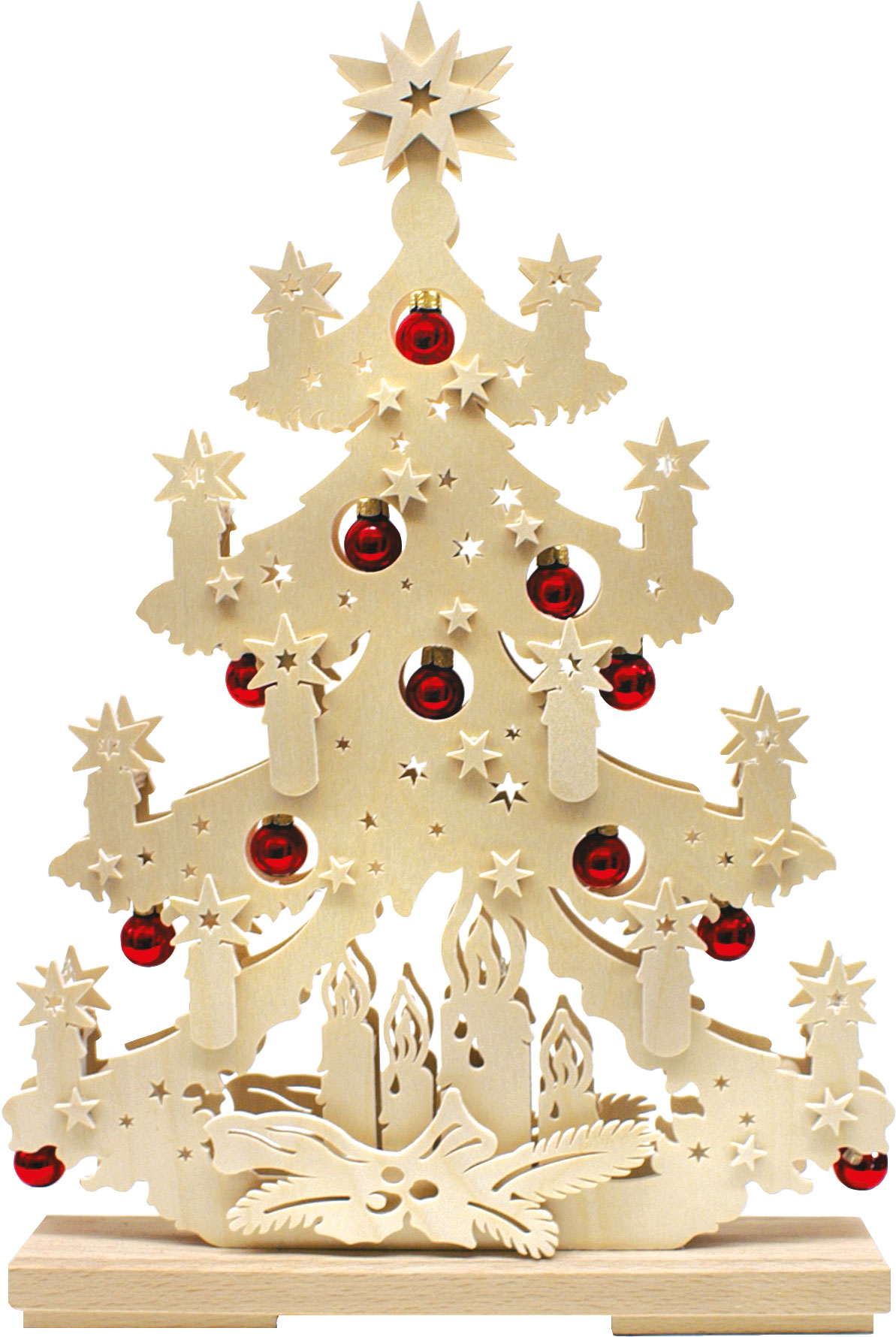 Tanne klein, Kugeln, rot