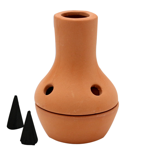 KNOX-Feuertopf aus Terracotta-natur 6x6x9 cm KNOX-Feuertopf aus Terracotta-natur 6x6x9 cm