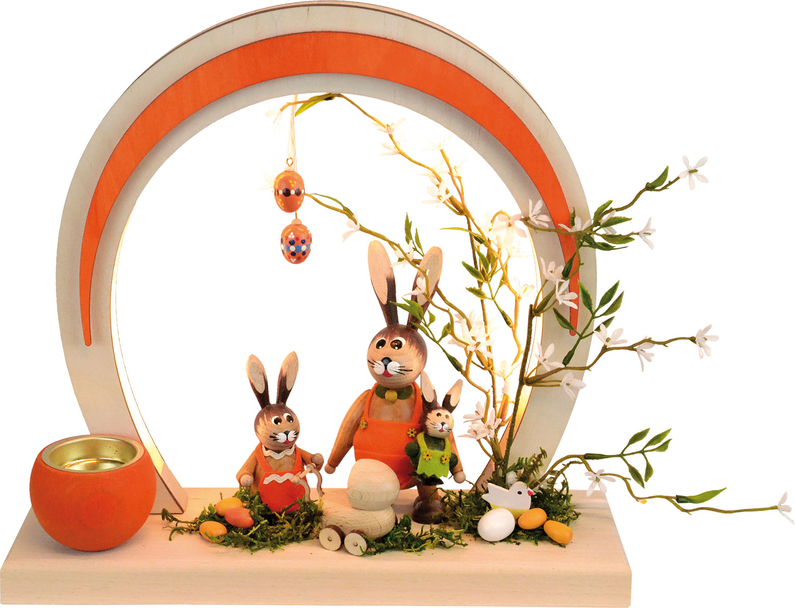 Romantikleuchte Ostern, LED, rund,orange Halb-USB, Zuleitung 2,30 m Romantikleuchte Ostern, LED, rund,orange Halb-USB, Zuleitung 2,30 m